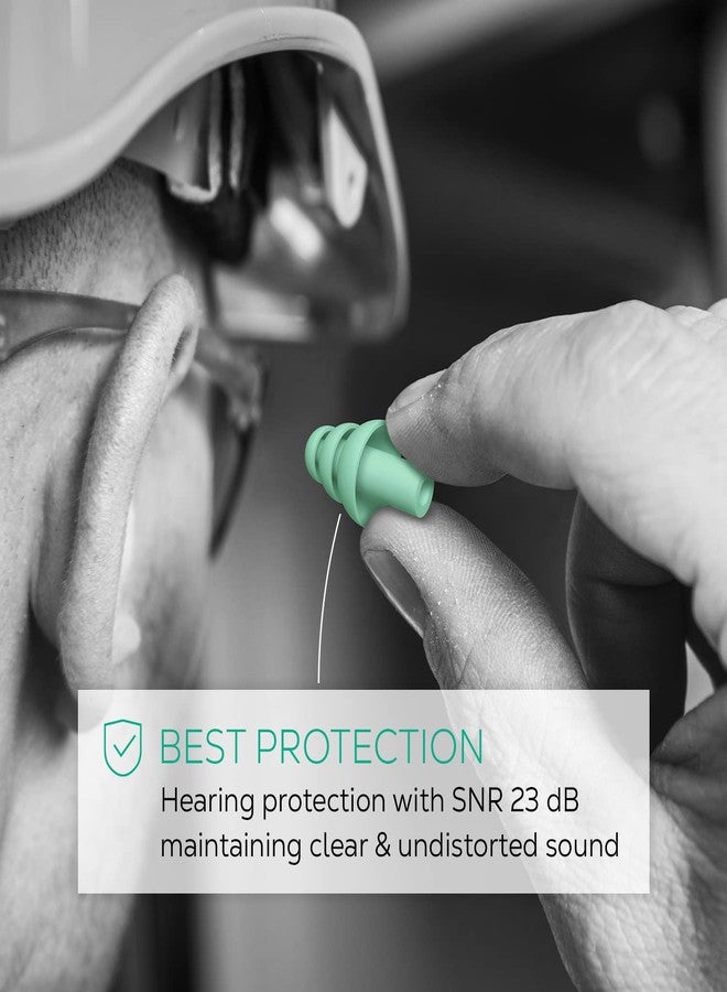 Shush! Shush Worker Earplugs - High Performance Hearing Protection - Prevent Occupational Hearing Loss - Ceramic Filter (SNR 23dB) - Reusable Over 365 x - Image 2